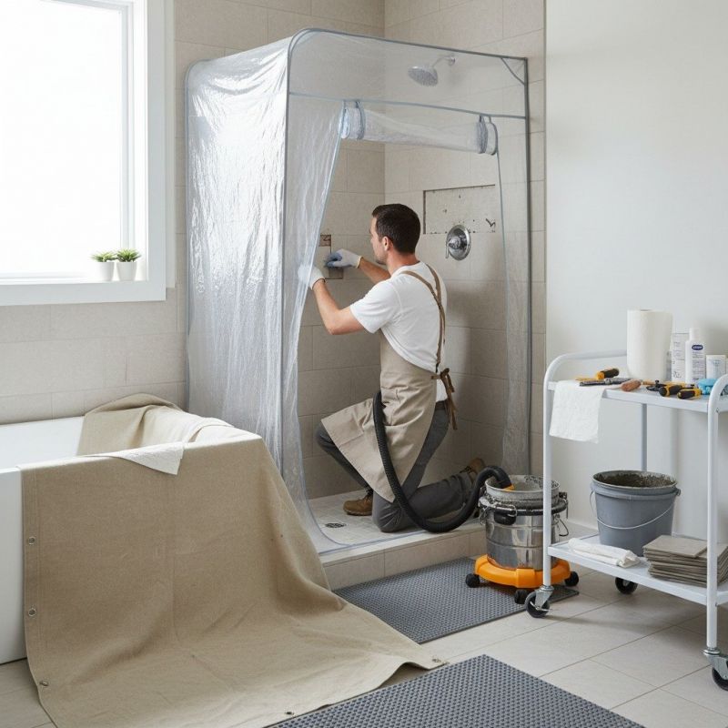Tile Shower Remodeling